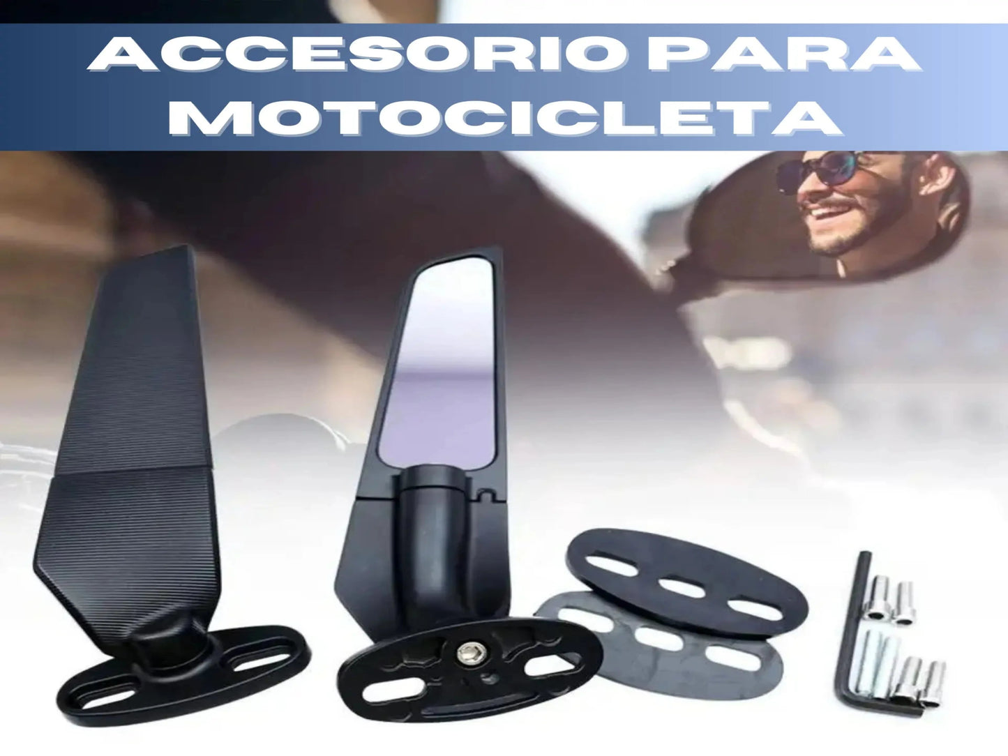 RETROVISOR UNIVERSAL PARA MOTO